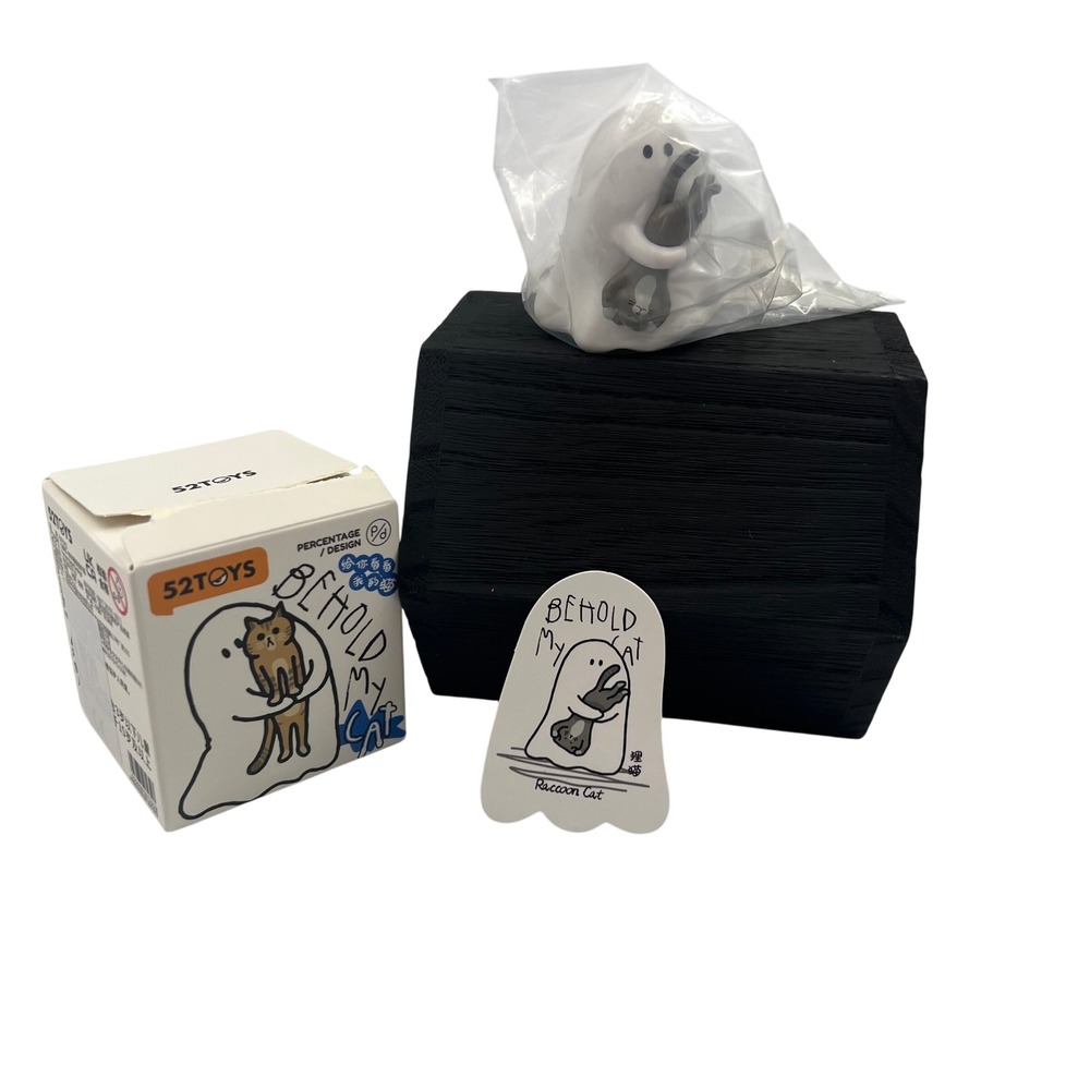 52TOYS Behold My Cat Raccoon Cat Blind Box Figure Percentage Design Sealed Bag